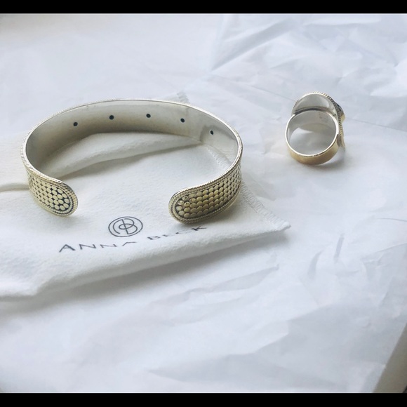 Anna Beck BLACK ONYX SHIELD  Ring Size 6 - Picture 2 of 2